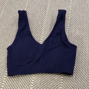 Aerie Navy Sports Bra